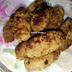 A picture of Simple mutthi kabab💞.