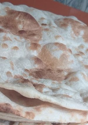 صورة لوصفة خبز ايدي بالعراقي 😁💚