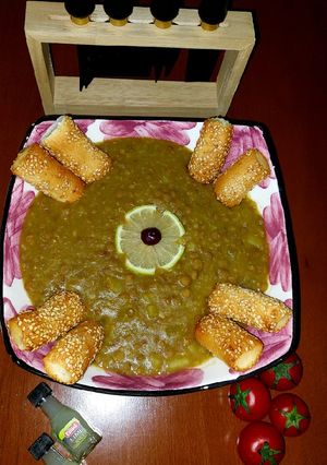 عکسی از دستور عدسی با بلغور گندم و کدوحلوایی