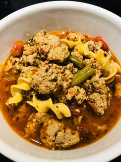 A picture of Turkey Noodle Soup 🥣.