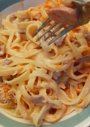 Foto resep Creamy Sauce Fettuccine