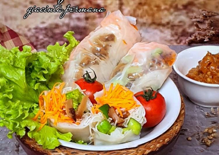 Resep Lumpia Sayuran ala Lumpia Vietnam, Enak Banget