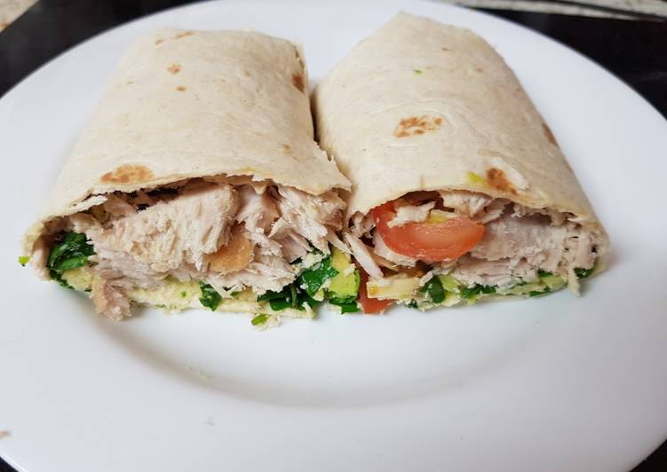 Step-by-Step Guide to Make Homemade A Nice Healthy Wrap. 🤗