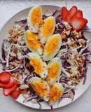 Salad bắp cải trứng luộc cho buổi tối