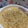 Tumis Spaghetti Bawang putih