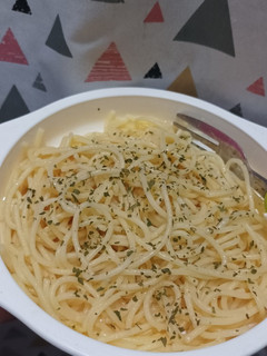 Foto resep Tumis Spaghetti Bawang putih