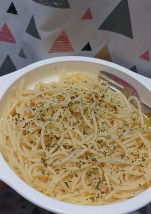 Foto resep Tumis Spaghetti Bawang putih