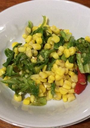 Foto resep Tumis sawi jagung manis