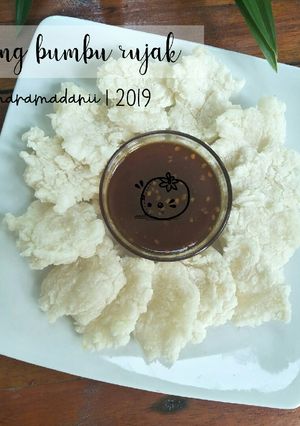 Foto resep 10. Cireng bumbu rujak