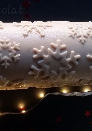 Una foto de Tronco de turrón blando