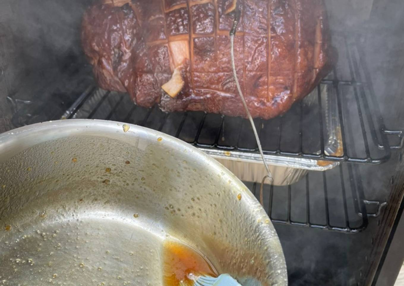 Double smoked Ham