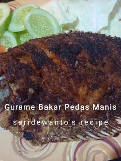Foto resep Gurame Bakar Pedas Manis