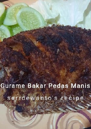 Foto resep Gurame Bakar Pedas Manis
