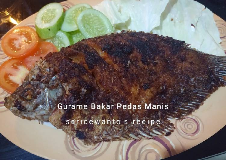 Recipe Appetizing Gurame Bakar Pedas Manis Tasty Recipes Club