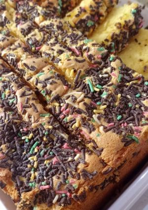 Foto resep Bolu panggang Keju Meises
