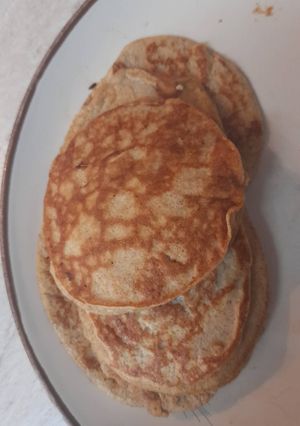 Foto de Panquecas de Banana com 3 ingredientes