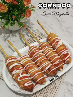 Foto resep Corndog Sosis Mozarella