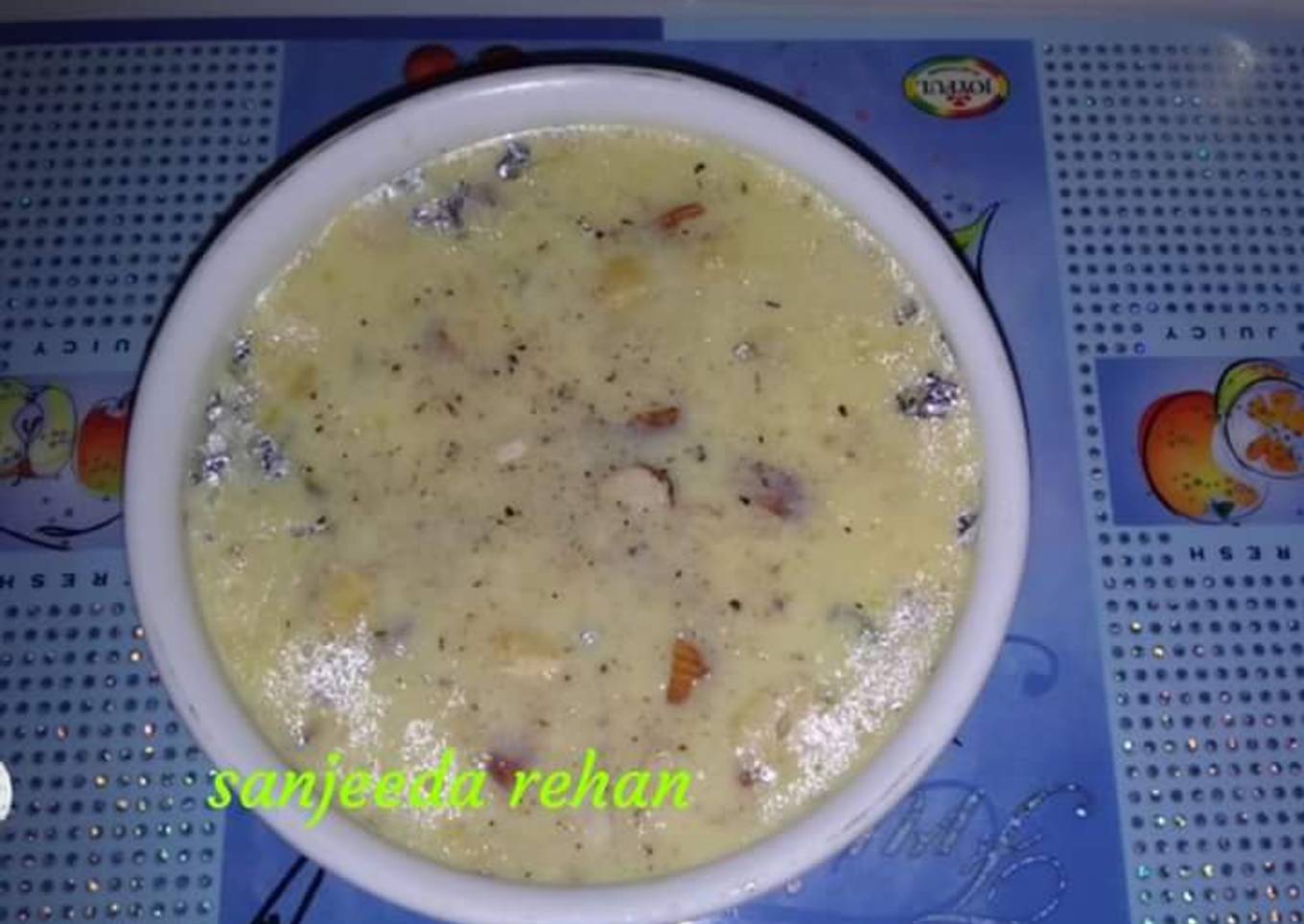 Basundi from leftover mava barfi