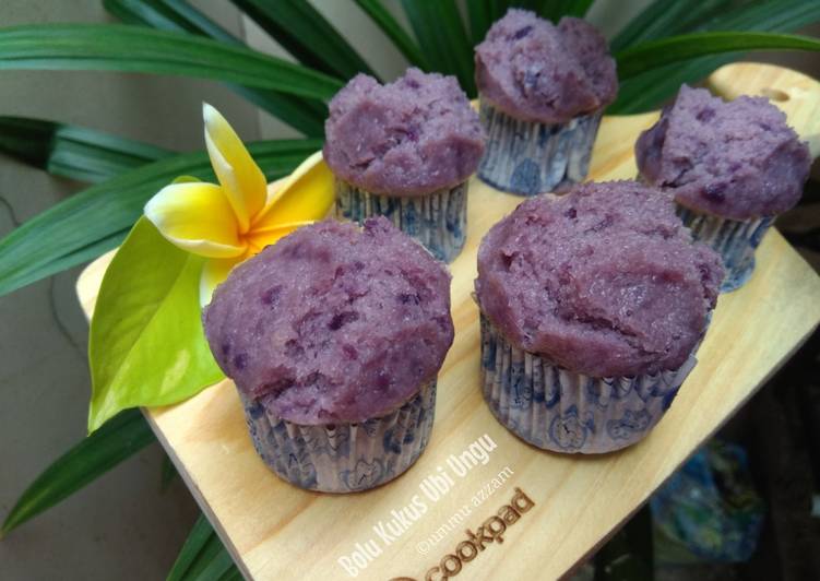 Resep Bolu Kukus Ubi Ungu 💜 yang Enak Banget