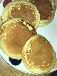 A picture of Fluffy pancakes.