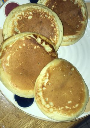 A picture of Fluffy pancakes.