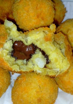 Foto resep Bola bola ubi coklat