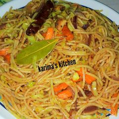 A picture of Cinnamon spaghetti.