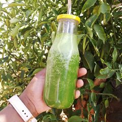 Morning glowing green Smoothie A picture of Morning glowing green Smoothie.