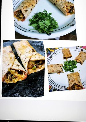 A picture of Roti roll.