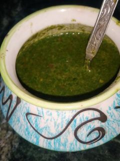 हरी चटनी (Hari chatni in recipe in hindi) रेसिपी मुख्य फोटो