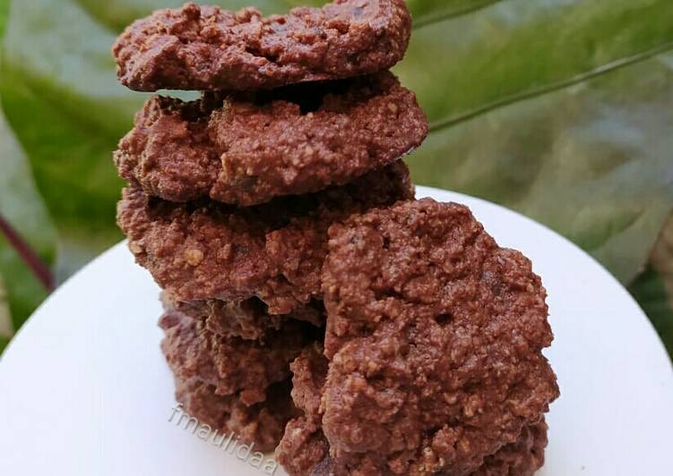Double Choco Oats Cookies