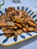 Udang goreng mentega rasa restoran