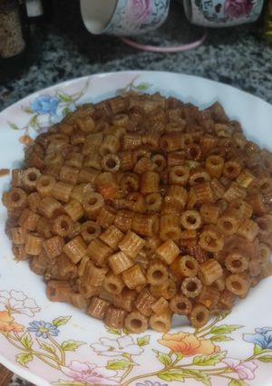 صورة لوصفة مكرونة محمرة علي طريقتي 😋❤️