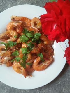 Hình của món Tôm rang.