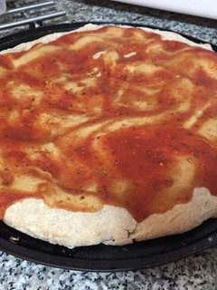 Una foto de Masa pre pizza integral