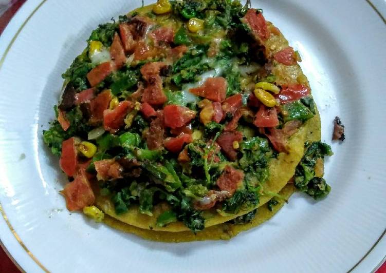 Recipe of Perfect Green chilla roti