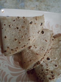 A picture of Ghar ki roti.