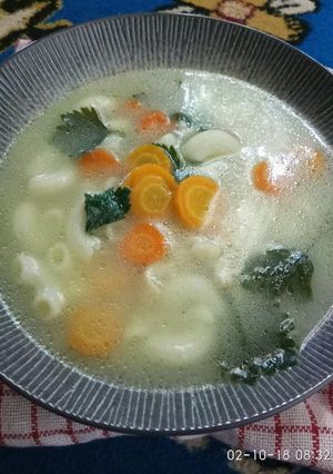 Foto resep Sop makaroni