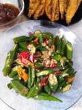 Tumis okra simple