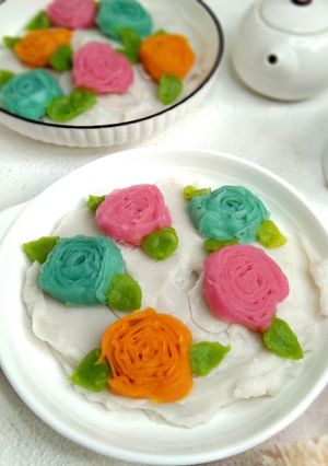 Foto resep Bubur Sumsum Ala Thailand (Khanom Aula Rose)