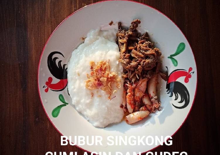 Resep: BUBUR SINGKONG (CASAVA PORRIDGE) Simpel