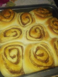 A picture of Cinnamon rolls.