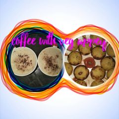 Coffee with veg appe A picture of Coffee with veg appe.