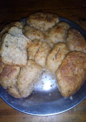 A picture of Homemade scones.