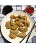 Gyoza vegetariani con salsa di soia ed Agrodolce🥟