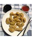 Gyoza vegetariani con salsa di soia ed Agrodolce🥟