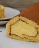 Brazo de gitano de tiramisú