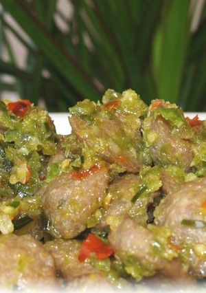 Foto resep Bakso cabe ijo