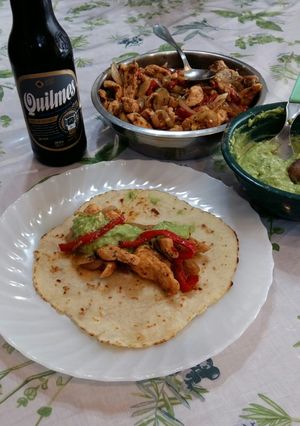 Una foto de Fajitas de Pollo