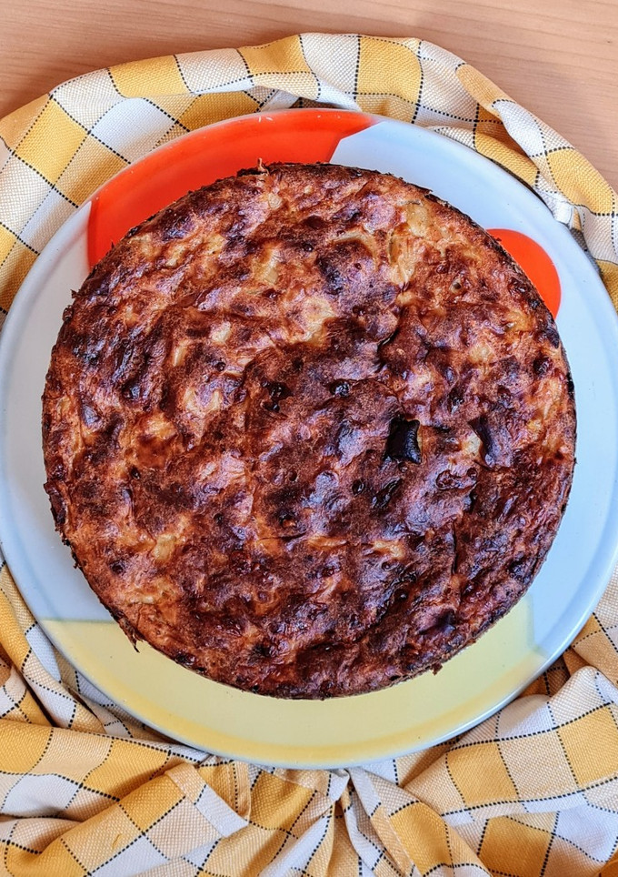 Una foto de Torta integral de cebolla 🧅